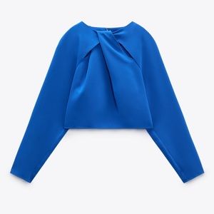 Zara knotted top - worn once